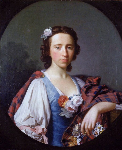 “Portrait of Flora MacDonald painted by Allan Ramsay in 1749.”