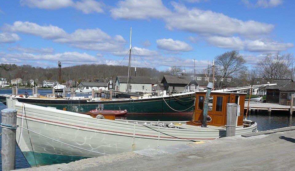 Preserved Danish vessel Gerda III, photographed at Mystic Seaport, which participated in the 1943 rescue of Danish Jews