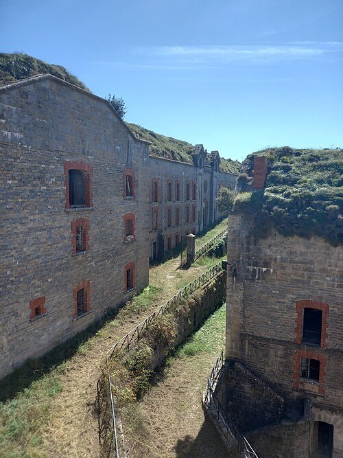 Modern view inside the Fort of San Cristóbal on Mount Ezkaba.