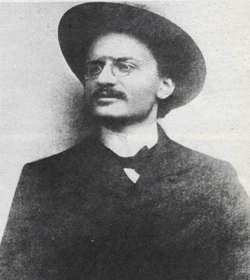 Leon Trotsky shortly after the first Siberian escape, approximately 1902