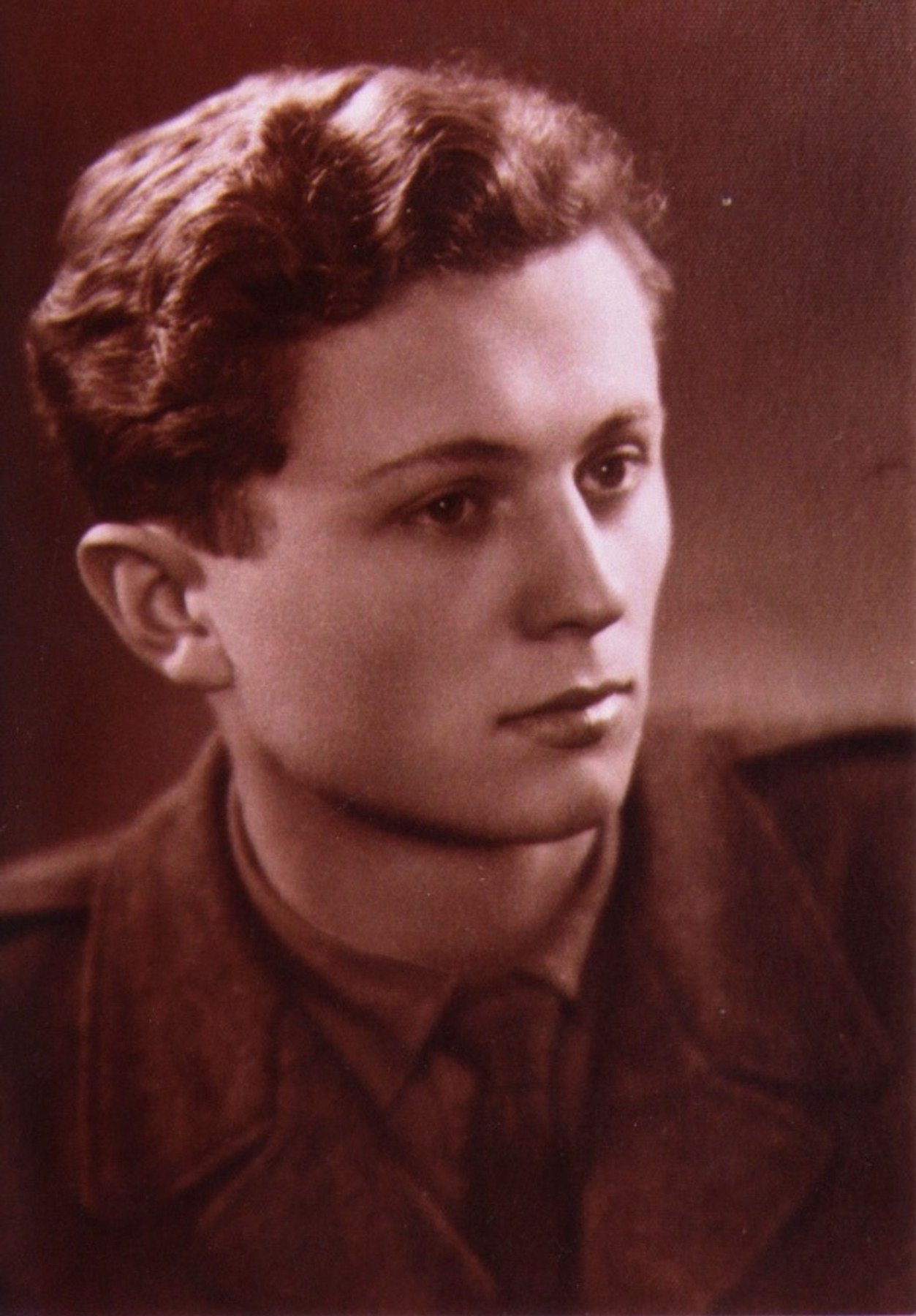 Portrait of Ctirad Mašín around 1950, several years before the armed escape through East Germany.
