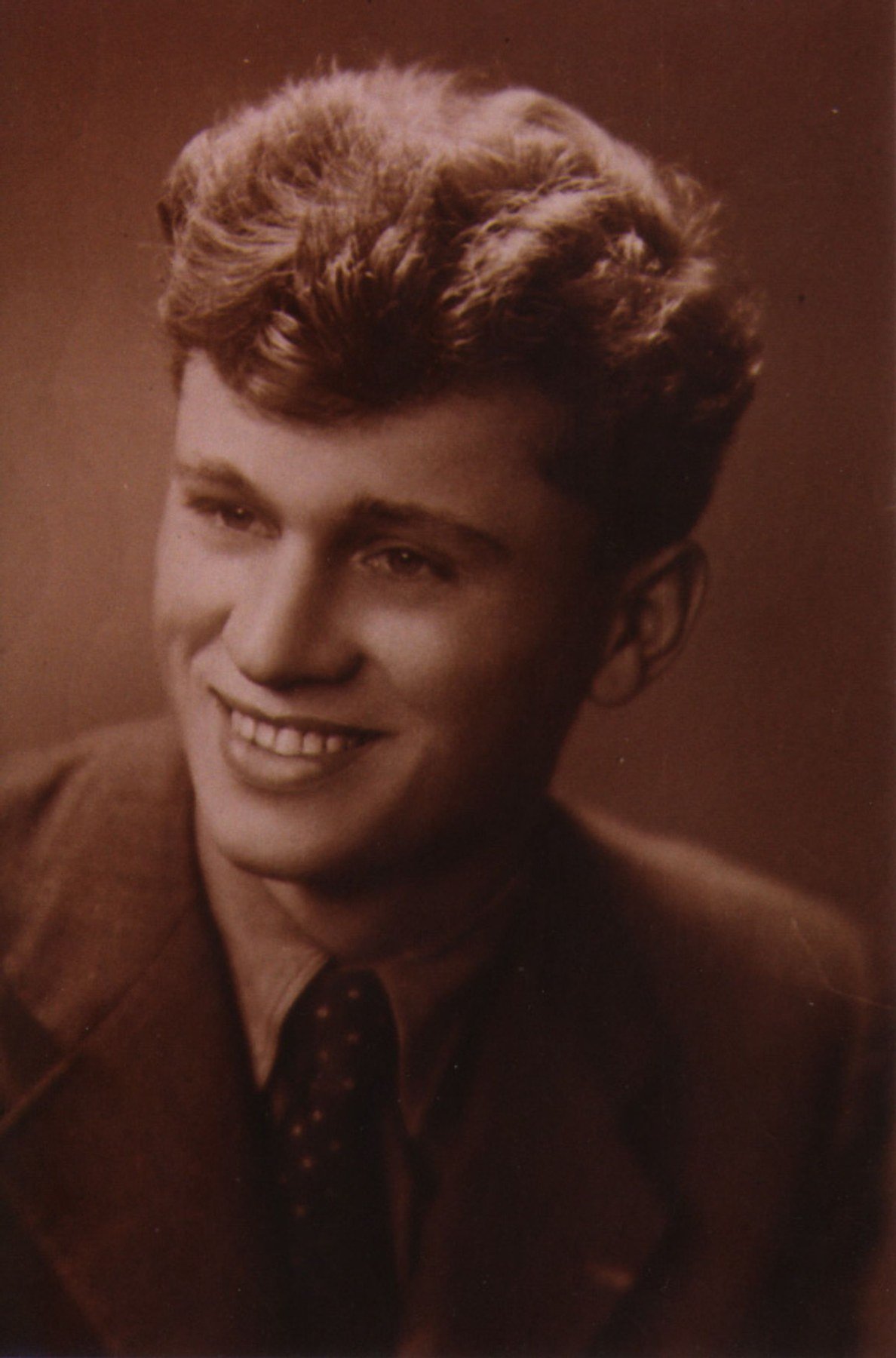 Portrait of Josef Mašín in 1950, before the armed escape through East Germany.