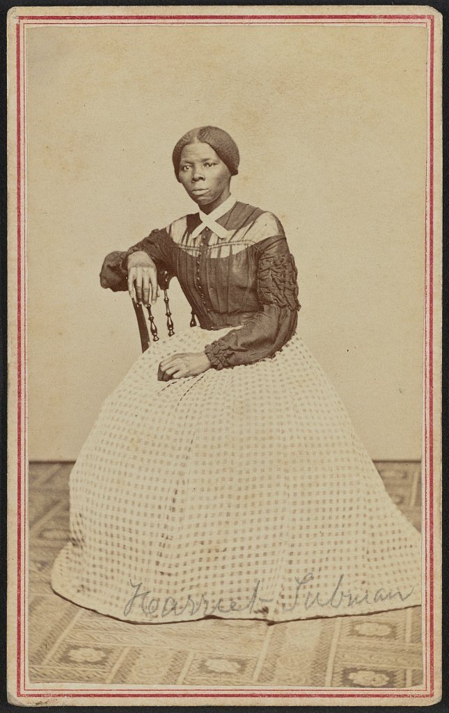 Seated midlife portrait of Harriet Tubman by Benjamin F. Powelson