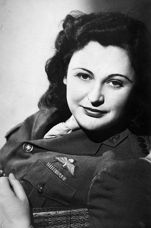 Nancy Wake in First Aid Nursing Yeomanry uniform