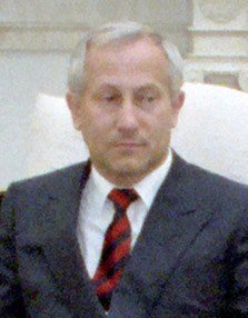 Oleg Gordievsky at the White House, cropped portrait