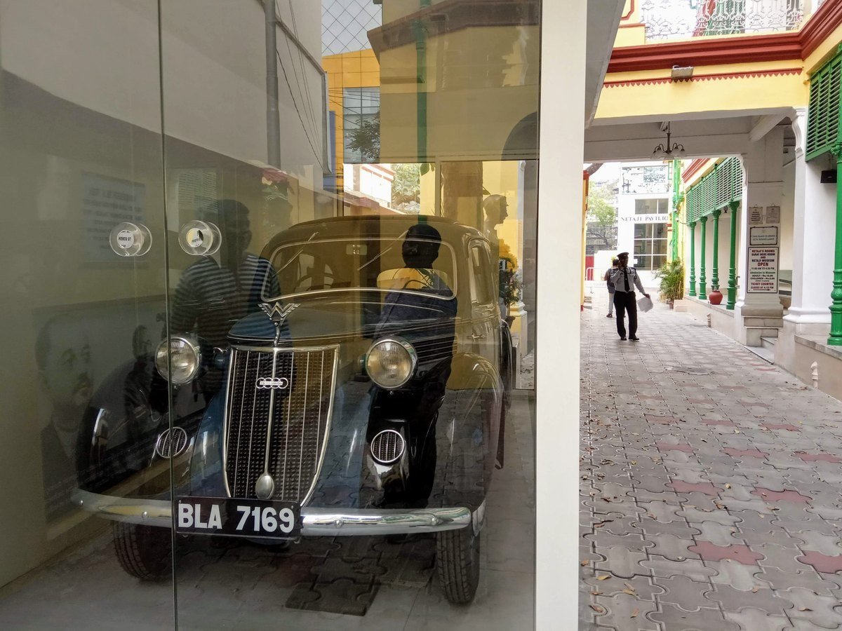 The preserved Wanderer BLA 7169 used by Sisir Kumar Bose to drive Subhas Chandra Bose from Calcutta during the January 1941 escape.