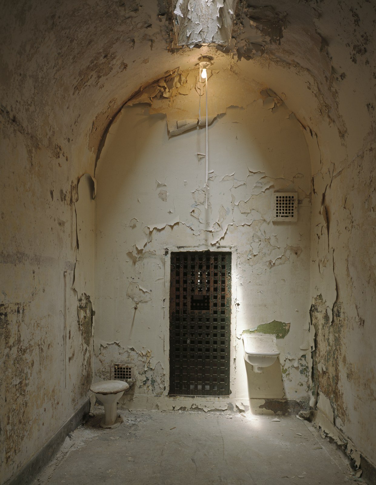 Exterior of the historic Eastern State Penitentiary in Philadelphia.